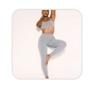 CSB Seamless Invisible Scrunch Leggings | Storm